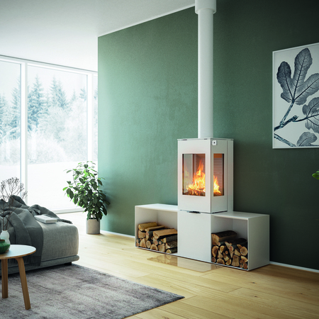 NEXO 120 in white with steel door