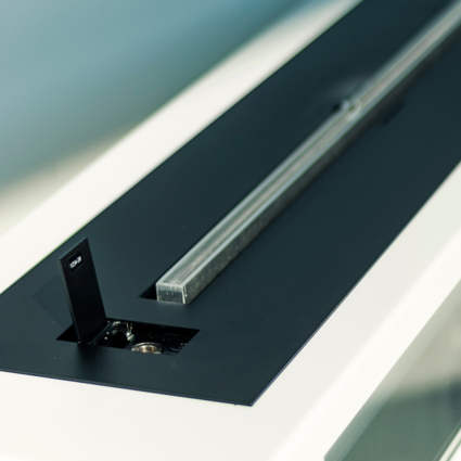 Tank opening of the Denver F3 bioethanol burner