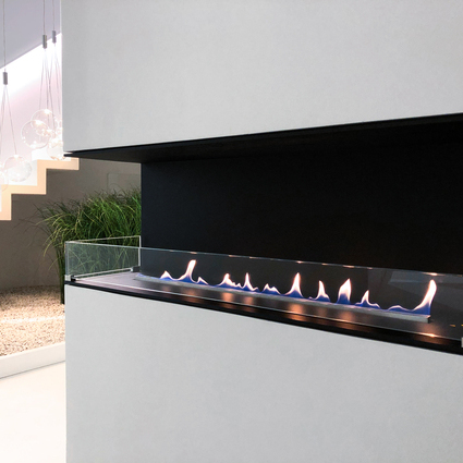 Montreal 2-sided bioethanol burner, black casing